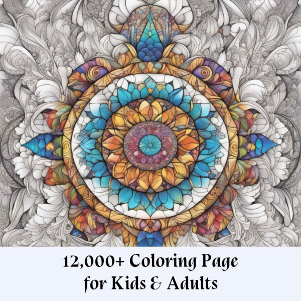 COLORING BOOKS FOR KIDS AND ADULTS